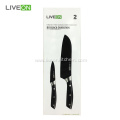 2 pcs Black Oxide Blade Knife Set